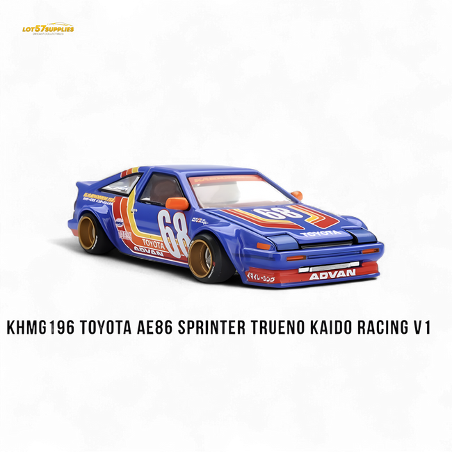 (Pre-Order) Mini GT Toyota AE86 Sprinter Trueno Kaido Racing V1 - 1/64 - Collectors World Toys Hover Image