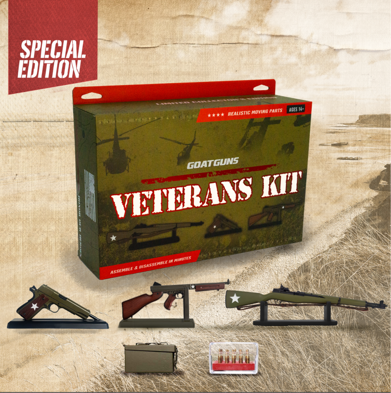 OD Green Veteran Kit 3 pack