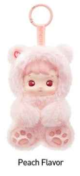 [In Stock] POPMART HACIPUPU Gummy Bear Series-Vinyl Plush Pendant Blind Box (SEALED) Peach Flavor