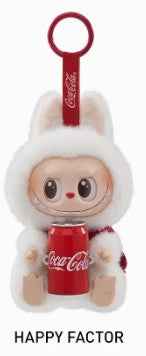 [In Stock] POPMART Labubu COCA-COLA SERIES-Vinyl Face (SEALED) Happy Factor w Coca-Cola Can