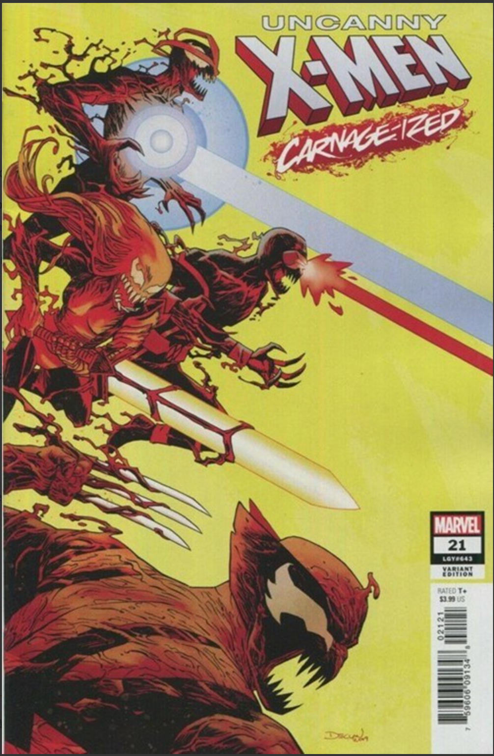 UNCANNY X-MEN #21 SHALVEY CARNAGE-IZED VAR (07/03/2019) Main image