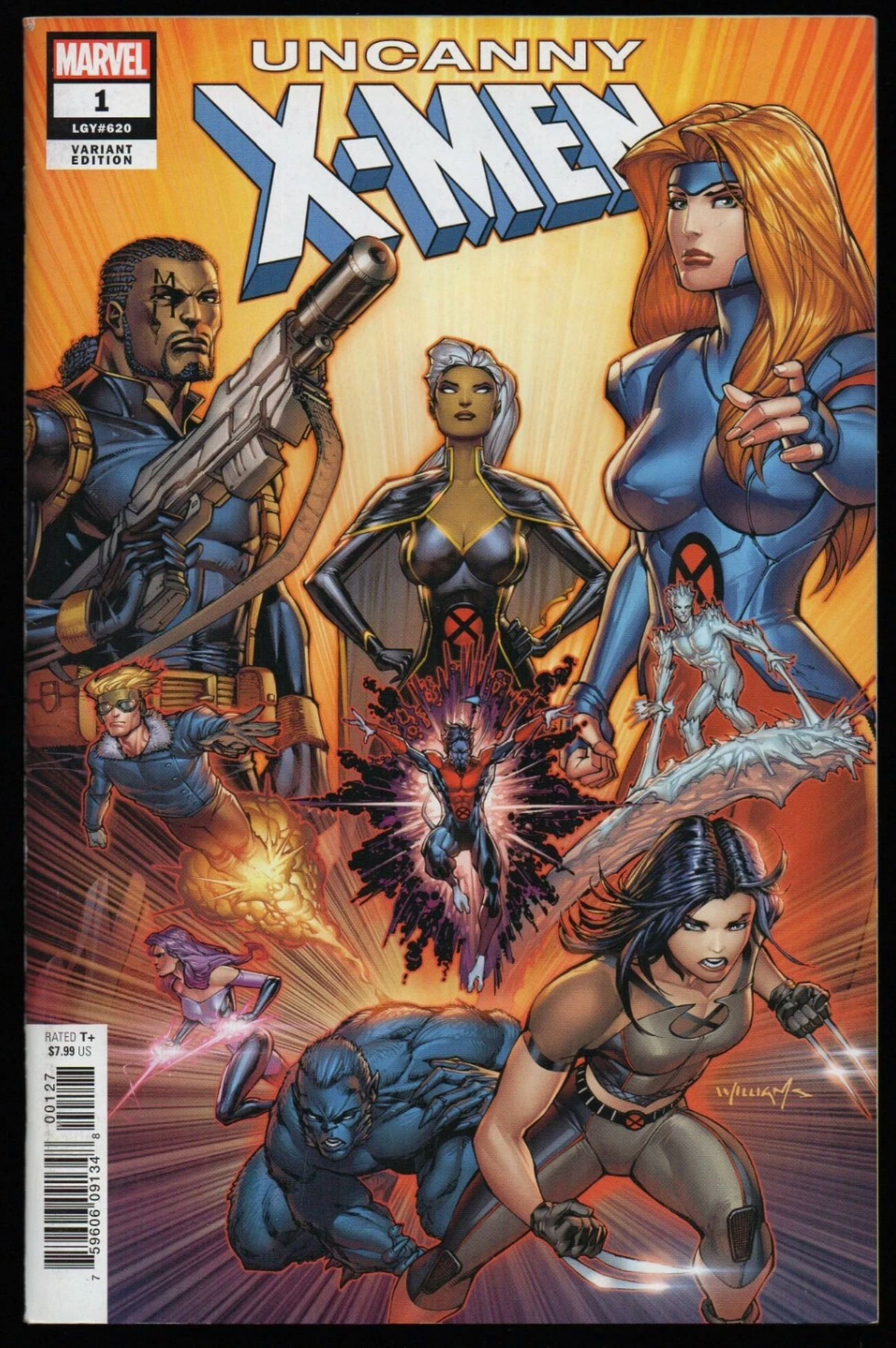 UNCANNY X-MEN #1 WILLIAMS VAR 11/14/2018 Main image