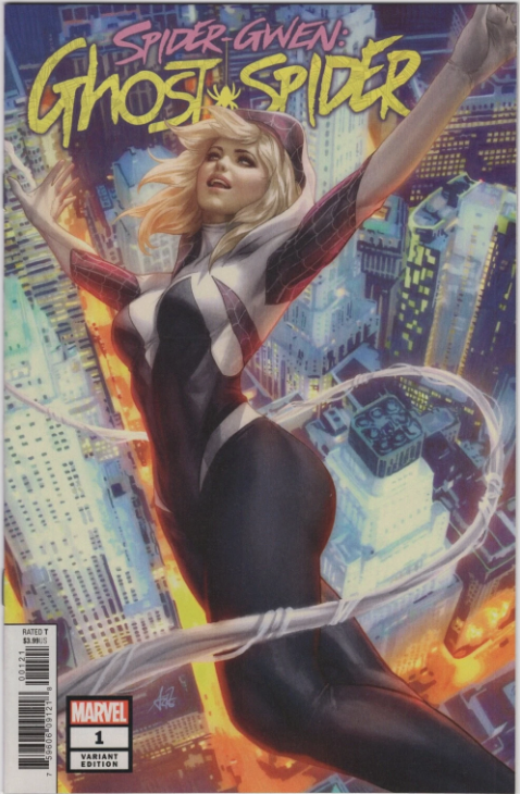 SPIDER-GWEN AKA GHOST SPIDER #1 ARTGERM VAR 10/24/2018 Main image