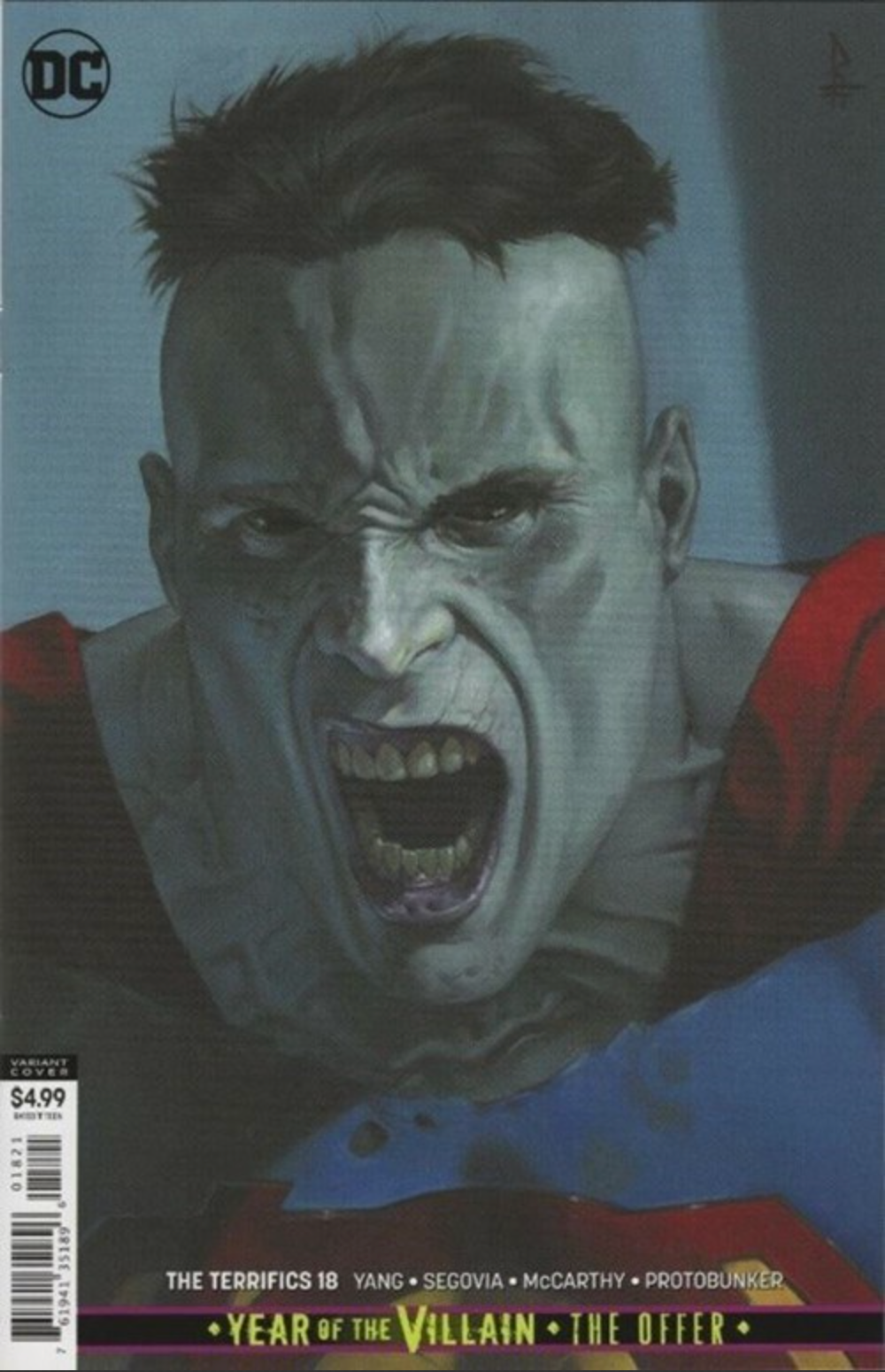 TERRIFICS #18 Riccardo Federici CARD STOCK VAR ED YOTV THE OFFER (07/24/2019) Main image