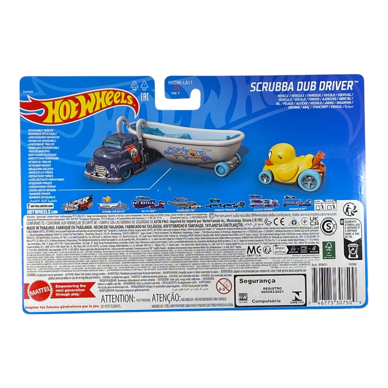 Hot Wheels Scrubba Dub Driver - Super Rigs Series Secondary image