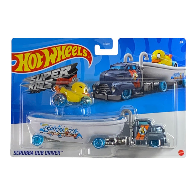 Hot Wheels Scrubba Dub Driver - Super Rigs Series - Collectors World Toys Hover Image