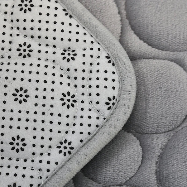3-Piece Solid Color Bathroom Mat Set – Water-Absorbing & Non-Slip