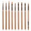 9PCS UV Gel Nail Brush Liner DIY Painting Pen Manicure Acrylic Drawing Brush for Nail Art Design Nails Tip Display Painting Tool