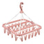 Foldable Drip Hanger with 32 Clips – Plastic Clothes Drying Rack