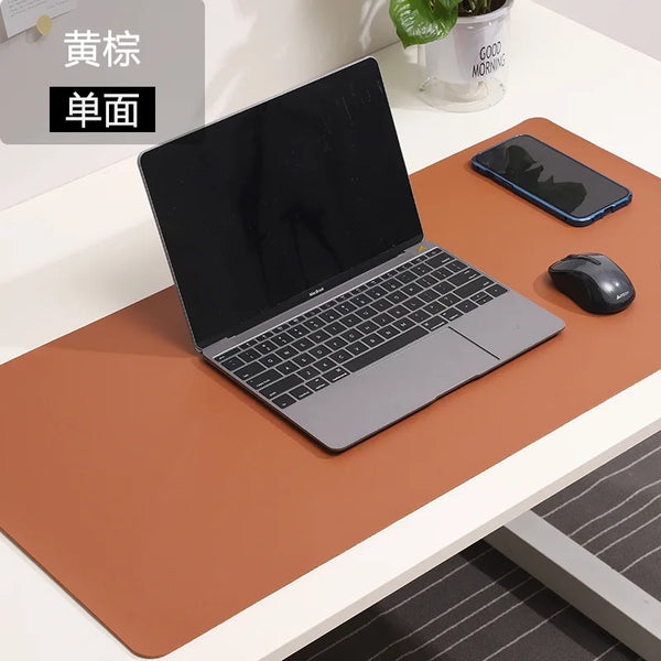 White Mouse Pad – Large Portable Waterproof Non-Slip PU Suede Gaming & Office Desk Mat for Keyboard and Mouse