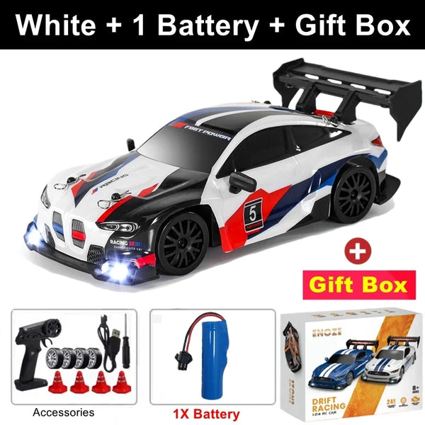 4WD RC Drift Car Remote Control GTRPRO AE86PRO Model 4x4 Racing RTR Radio Truck Vehicle Toy Gift for Boy Girl Children Kid Adult