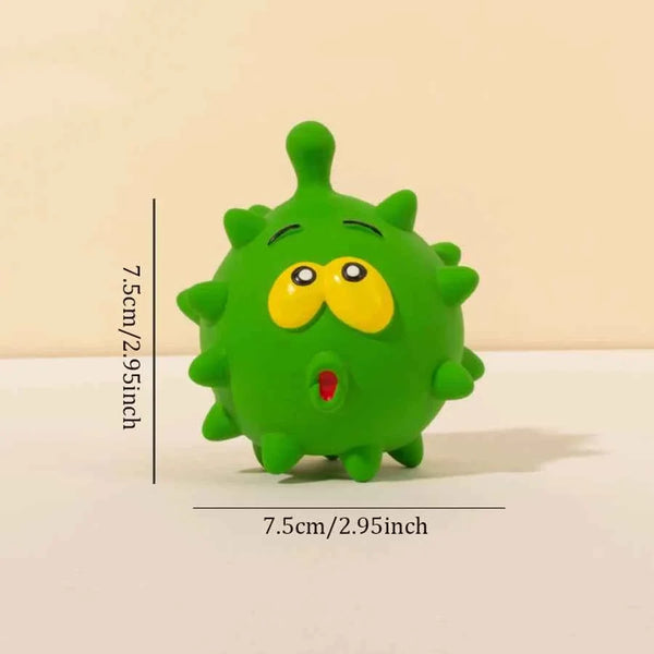 Squeaky Thorn Dog Chew Toy