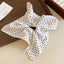 1/3PCS Polka Dot Satin Scrunchies – Large Ruffled Hair Bands for Women, Black & White Elegant Hair Ties