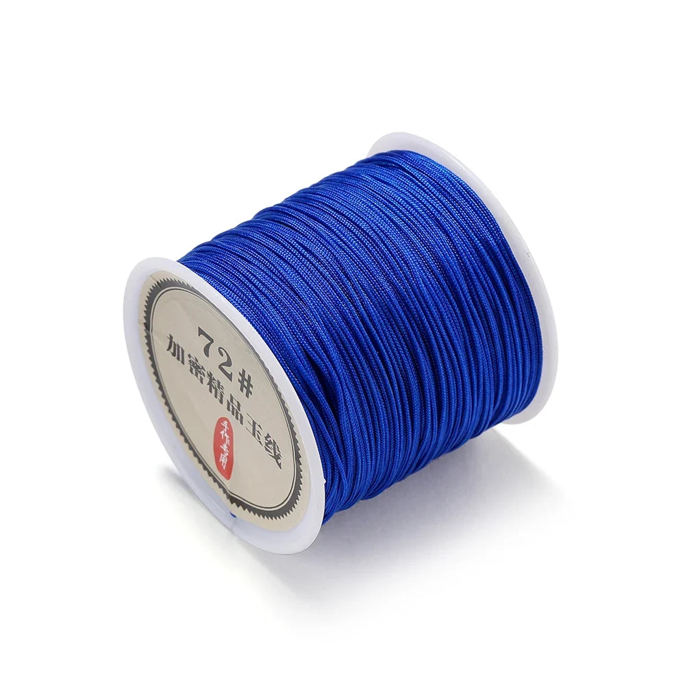 10/50M 0.8mm Nylon Thread Cord – DIY Chinese Knot, Bracelet, Tassel & Shamballa Braided String for Jewelry Making