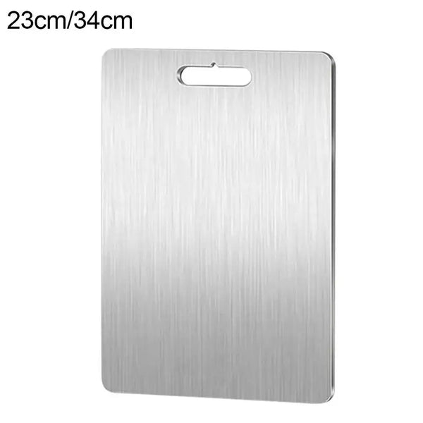 NEW Titanium Cutting Boards For Kitchen Steel Cutting Board 304 Steel Double-Sided Food Grade Cutting