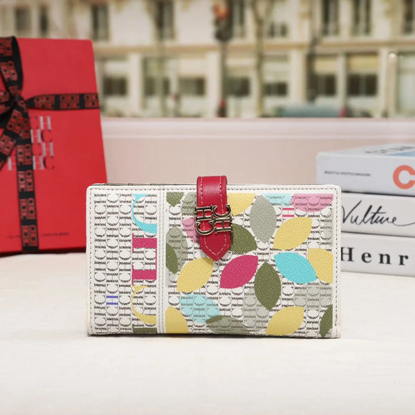 CH Luxury Brand Spring Fashion Women's Organizer Wallet Coin Purse Long Large Capacity Card Holder Coin Purse 2025 High Quality