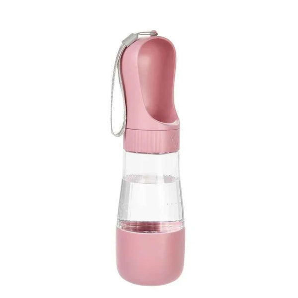 2-in-1 Travel Dog Food and Water Bottle Dispenser