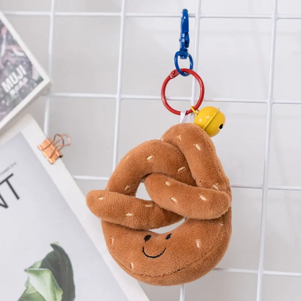 Cute Cartoon Egg & Toast Plush Toy – Breakfast Expression Stuffed Doll Pillow | Soft Baby Comfort Toy & Christmas Gift