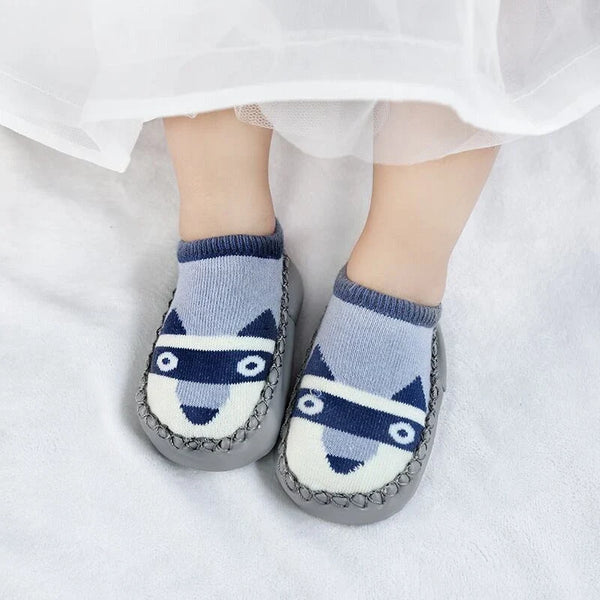 Baby Socks Slippers With Rubber Soles Girl Boy Infant Newborn Children Floor Socks Shoes Anti Slip Soft Sole Toddlers Indoor