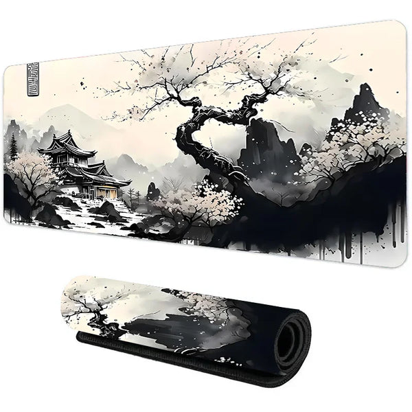 Night Moonlight Large Mouse Pad – Non-Slip Gaming & Office Desk Mat for Laptop, PC, and Esports Players