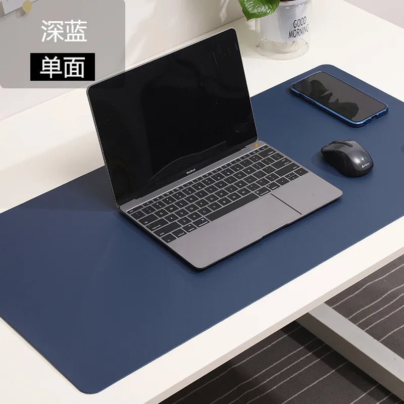 White Mouse Pad – Large Portable Waterproof Non-Slip PU Suede Gaming & Office Desk Mat for Keyboard and Mouse