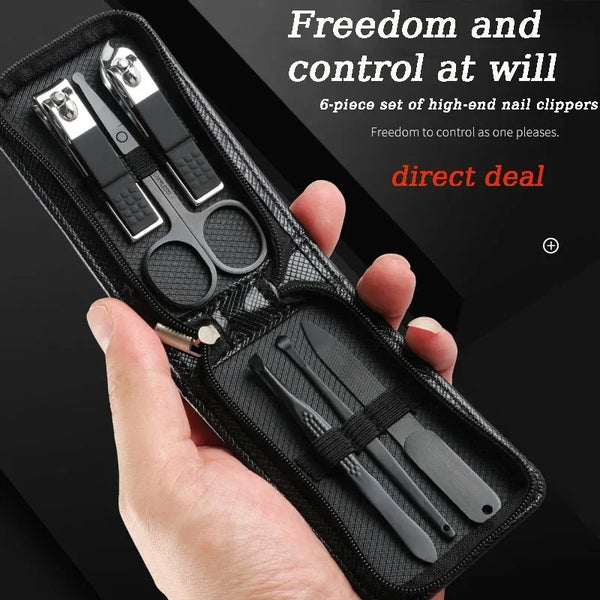 Special Nail Clippers Manicure Beauty Tools 6 Piece Portable Household Nail Scissors Set Household High End Mens And Womens
