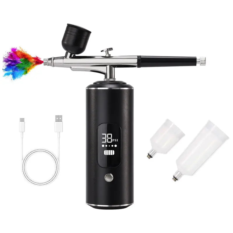 Air Brush With Compressor Portable Air Brush Air Brush Cake Painting Crafts Air Brush Art Painting Compressor Airbrush Pen Airbr