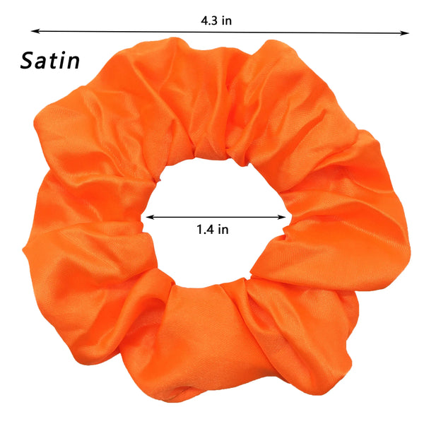 Satin Scrunchies Set for Women & Girls – 25/10/6 Pcs Elastic Hair Bands | Soft Silk Ponytail Holders & Fashion Hair Accessories