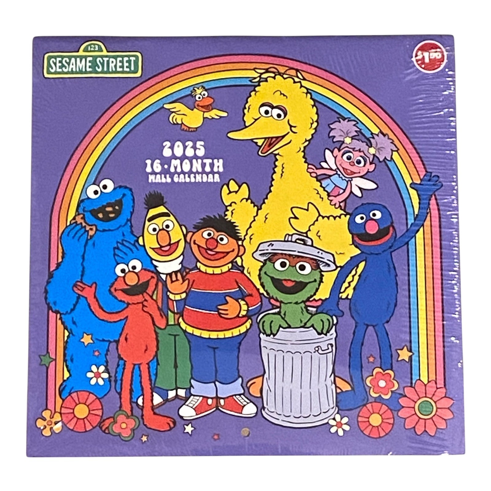 Sesame Street 2025 16-Month Wall Calendar