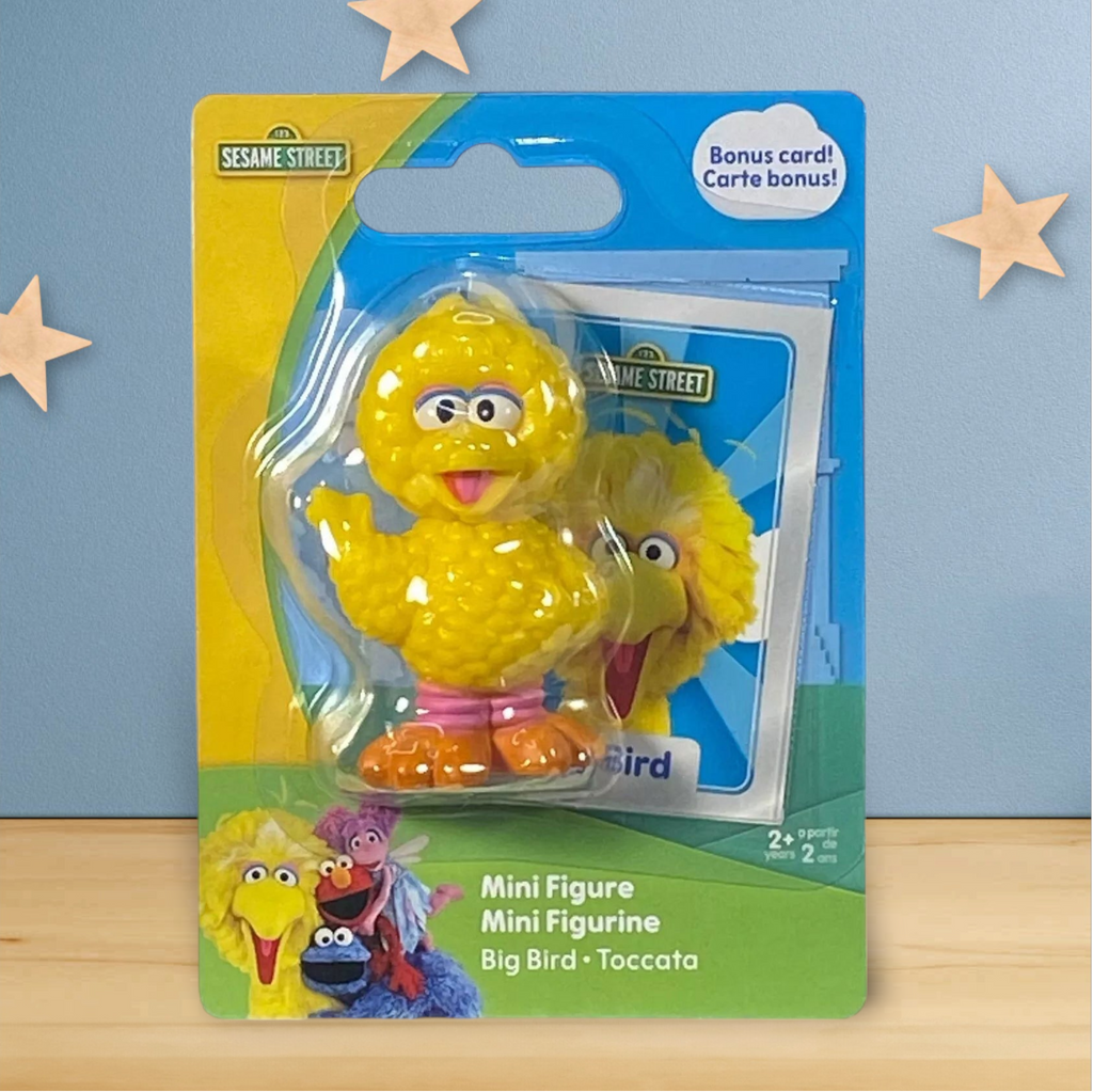 Big Bird Sesame Street Mini Figurine with Bonus Card