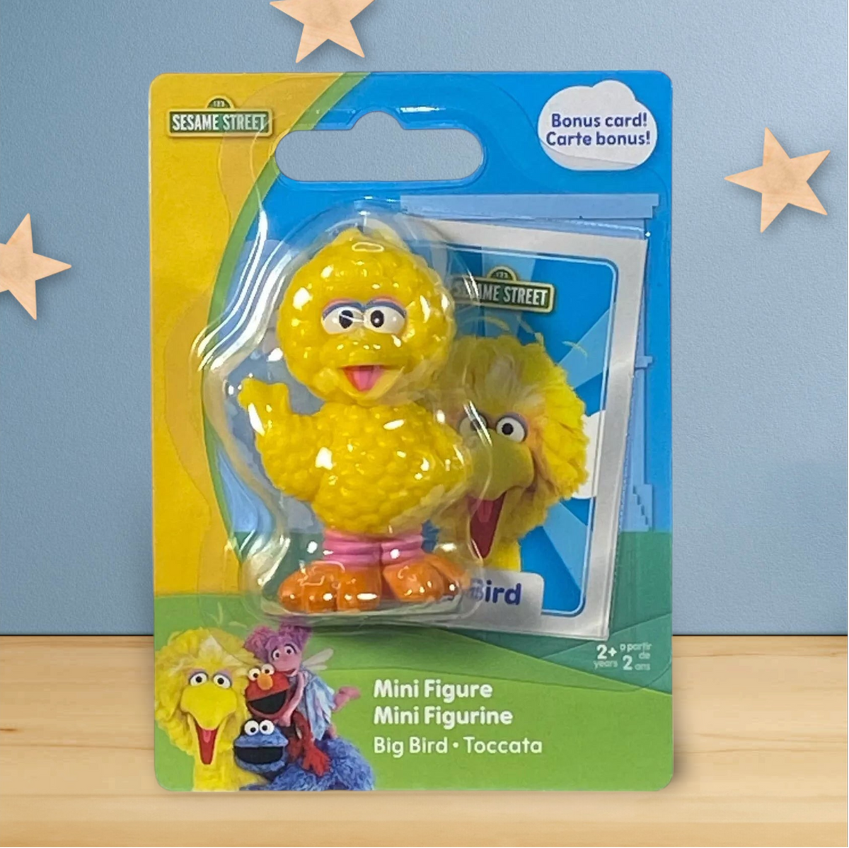 Big Bird Sesame Street Mini Figurine with Bonus Card