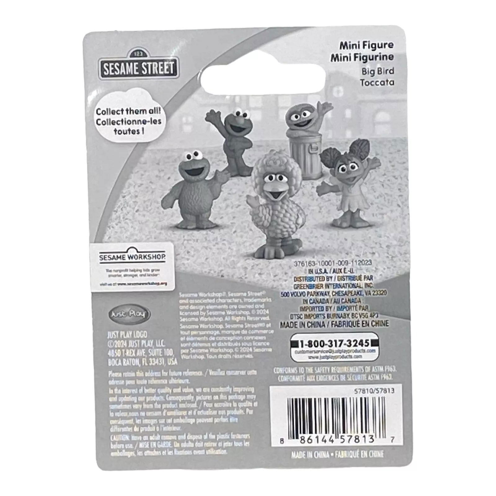 Sesame Street: Big Bird Mini Figurine with Bonus Card - Collectors World Toys