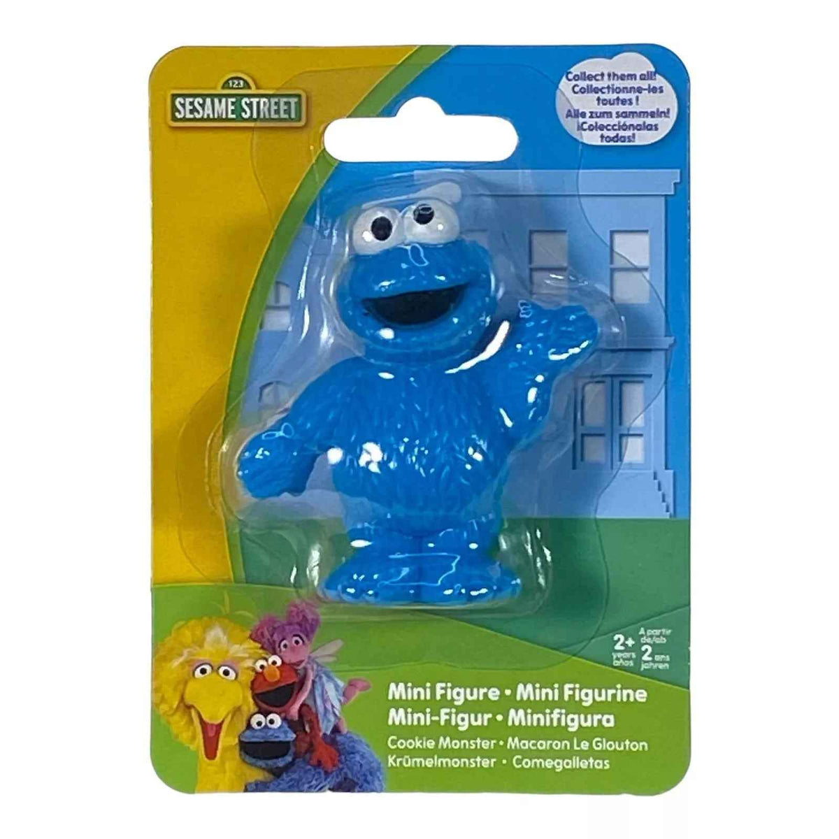 Cookie Monster Mini Figure / Cake Topper - Sesame Street -