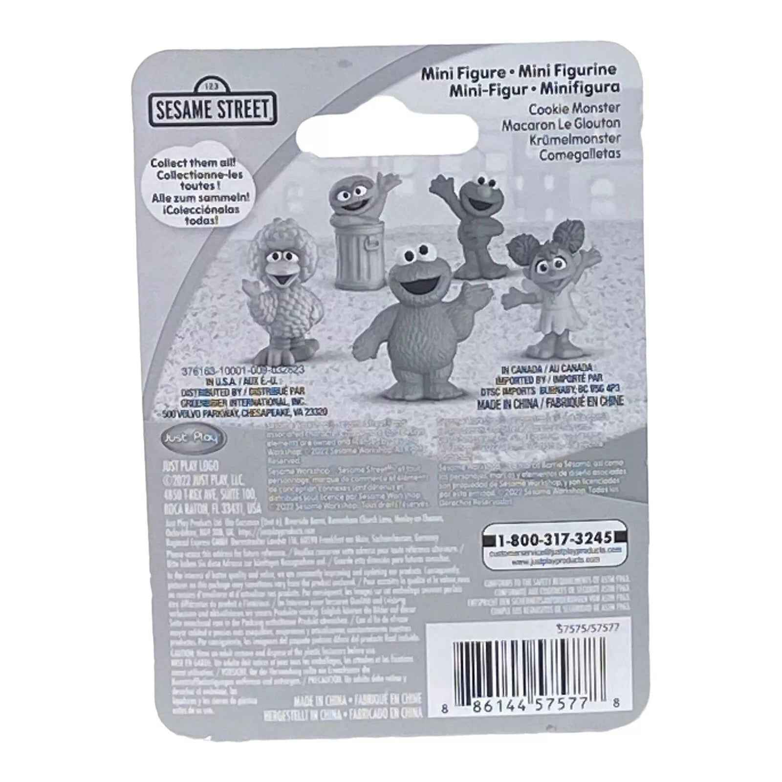 Cookie Monster Mini Figure / Cake Topper - Sesame Street