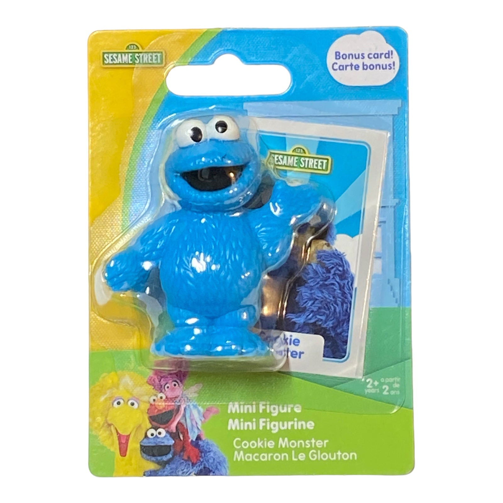 Sesame Street: Cookie Monster Mini Figure with Bonus Card - Collectors World Toys