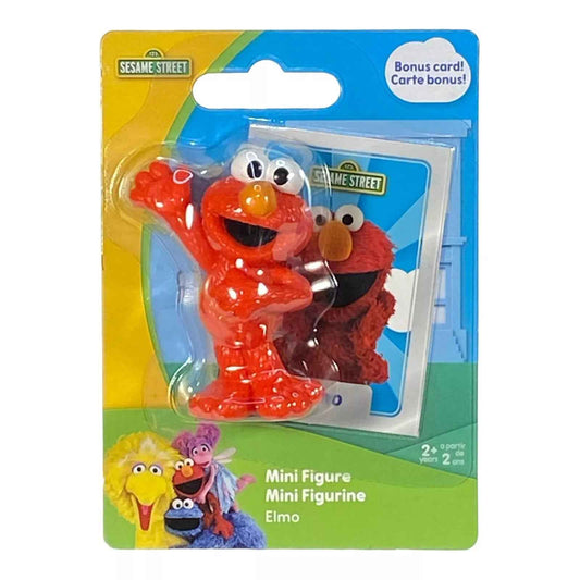 Elmo Mini Figure Cake Topper - Elmo Sesame Street Collectible