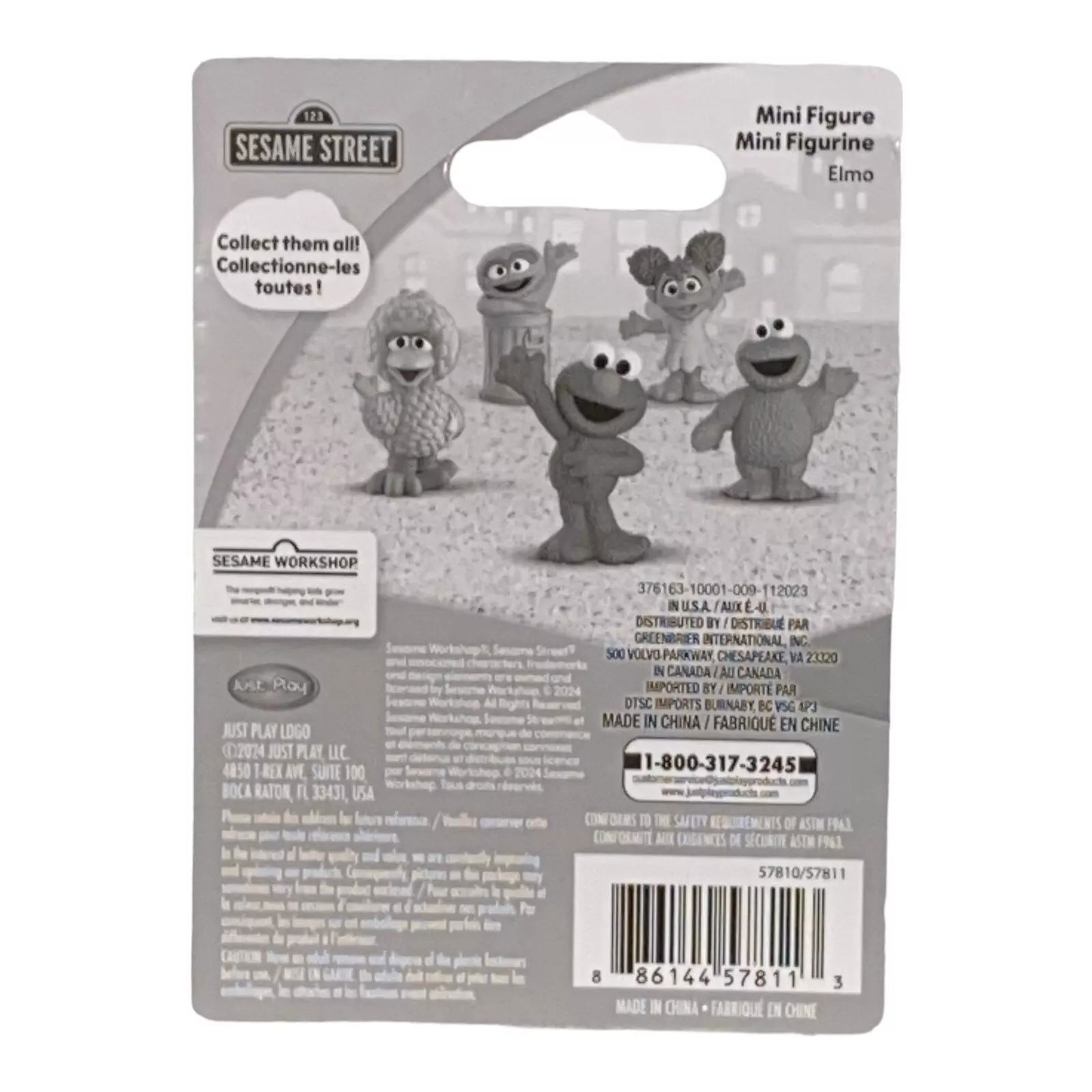 Sesame Street: Elmo Mini Figure with Bonus Card - Collectors World Toys