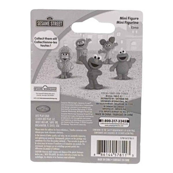 Elmo Mini Figure Cake Topper - Elmo Sesame Street Collectible