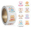 100-500pcs Cartoon Animal Stickers Teacher Reward Stickers for Kids, Party Decoration Sticker for School Classroom Home