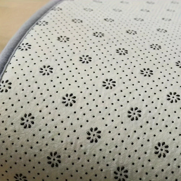 Thickened Special-Shaped Bathroom Mat – Absorbent Non-Slip Flannel Rug
