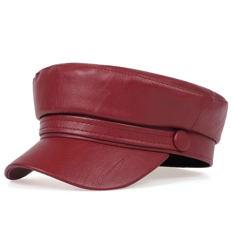 Women’s Black Octagonal Newsboy Hat – British Retro Duckbill Cap for Autumn & Winter | Casual Vintage Beret Style Fashion Hat