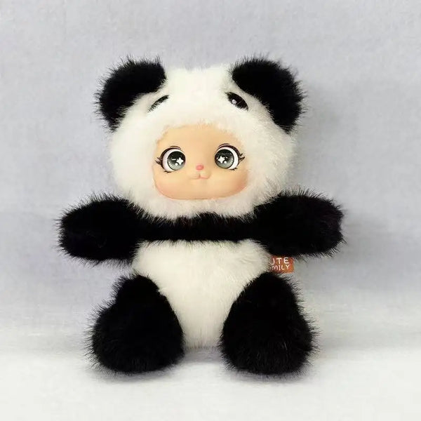 18cm Kawaii Animal Plush Toys – Cute Vinyl Face Rabbit, Bear & Sheep Pendant for Kids, Bag Charm & Gift for Animal Lovers