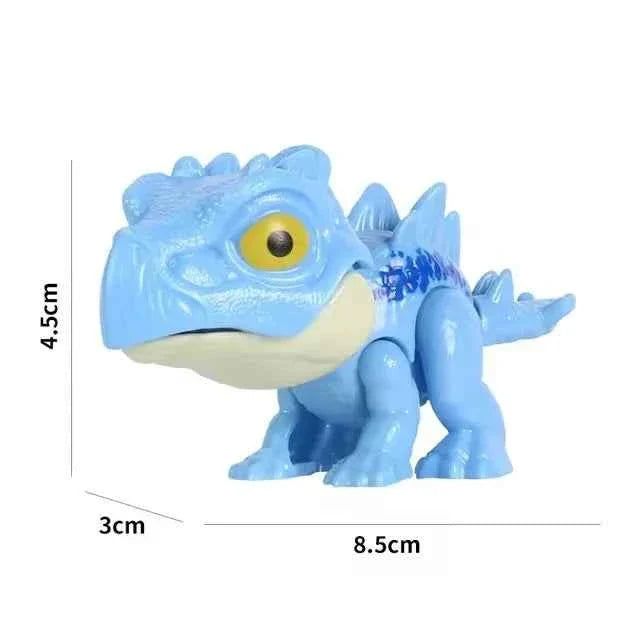 Jurassic Finger Dinosaur  Tyrannosaurus Model Toys for Kids Finger Biting Dinosaurs Movable Joints Dinosaur Toy for Boy Gift