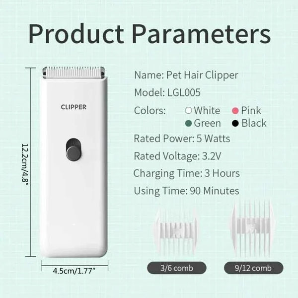 Dog Hair Clipper – Electric Pet Hair Trimmerd