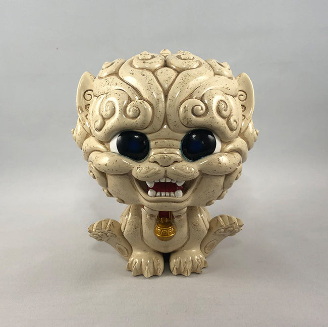 Shi-Shi the Tiny Guardian 6-inch Resin Statue - Stone Edition - Collectors World Toys Hover Image