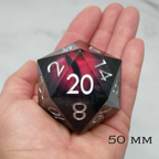 Smaug's Eye | Giant D20 Moving Eye DnD Dice | Acrylic RPG Gaming Dice - Collectors World Toys