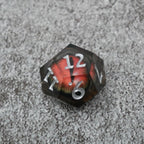 Smaug's Eye |  7 Piece Moving Eye DnD Dice Set | Acrylic RPG Gaming Dice - Collectors World Toys