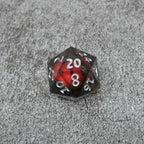 Smaug's Eye |  7 Piece Moving Eye DnD Dice Set | Acrylic RPG Gaming Dice - Collectors World Toys