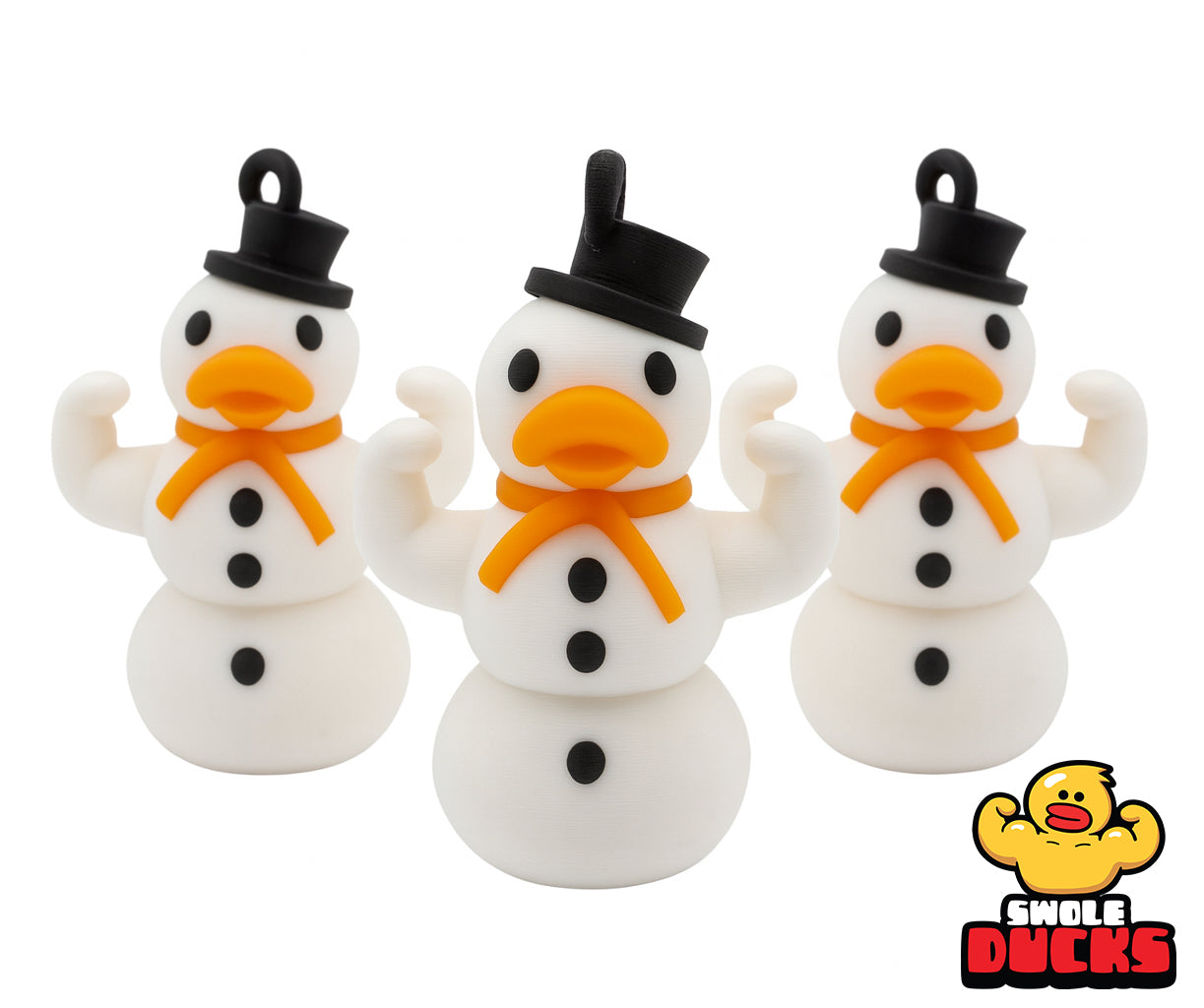 🎄 Swole Duck Holiday Ornament: SwoleMan Main image