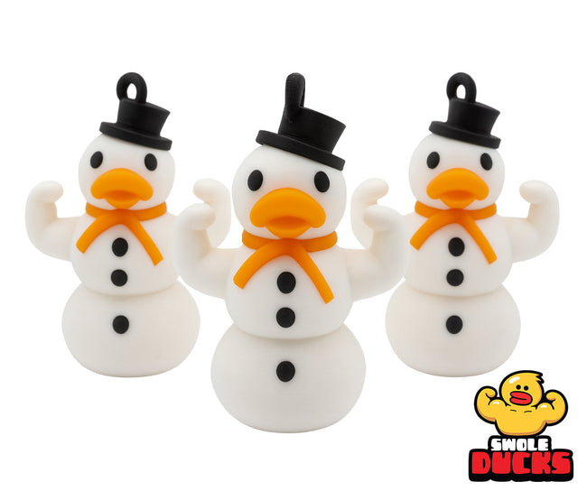 🎄 Swole Duck Holiday Ornament: SwoleMan Hover Image